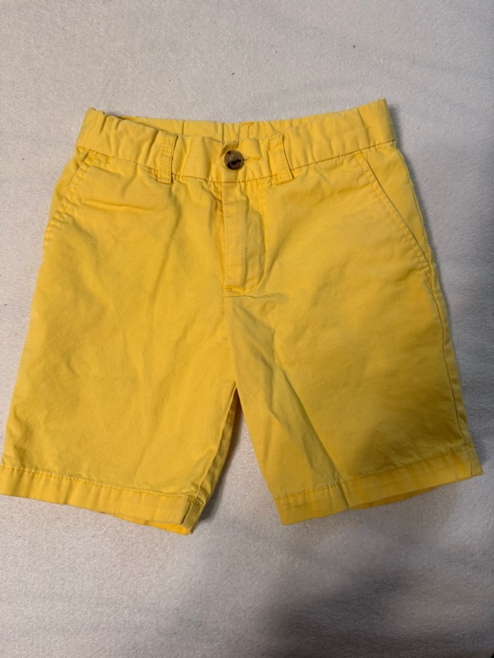 Boy’s Yellow Polo Shorts